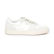 Witte Sneakers Vetersluiting Stijl Tod's , White , Heren