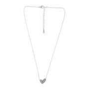 Hart Ketting Waterdicht Transparant CZ Dansk Copenhagen , Gray , Dames