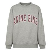 Heather Grey Spencer Sweatshirt Sweaters Anine Bing , Gray , Dames