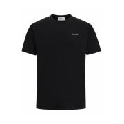 Ronde hals SS T-shirt Loose Fit Pure Path , Black , Heren