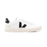 Witte Sneakers met Zwarte Details Veja , White , Heren