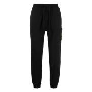 Zwarte Stijlvolle Broek Stone Island , Black , Heren