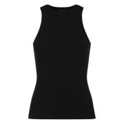 Zwarte Tanktop - Eva Stijl Anine Bing , Black , Dames