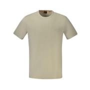 Beige Katoenen T-shirt Hugo Boss , Beige , Heren