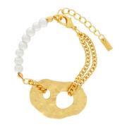 Parel Mix Ketting Armband Dansk Copenhagen , Yellow , Dames