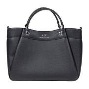 Lente/Zomer Dames Middelgrote Tassen Collectie Armani Exchange , Black...