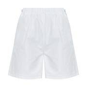 Witte Stijlvolle Antiope Shorts met Zakken Max Mara , White , Dames