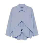 Katoenen Pull Back Shirt Alexander Wang , Blue , Dames