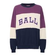 Sportieve Sweatshirt met Slimme Borduurwerk Ball , Multicolor , Dames