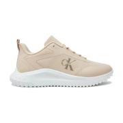 Multicolor Eva Runner Low Lace Sneakers Calvin Klein , Beige , Dames