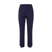 Flared Stretch Broek Alberto Biani , Blue , Dames