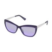 Blauwe Cateye zonnebril met UV-filter Police , Blue , Dames