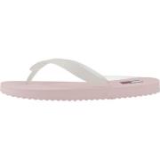 Logo Flip Flops Tommy Jeans , Pink , Dames