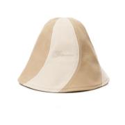 Beige Katoenen Geborduurde Logo Hoed Jacquemus , Beige , Dames