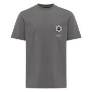 Grijze T-shirt J2041-1223 Genti , Gray , Heren