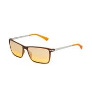 Bruine Gradient Herenzonnebril met UV-filter Police , Brown , Heren