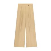 Cargo Broek in Beige Pamplona Stijl Dries Van Noten , Beige , Dames