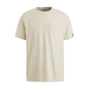 Korte mouw T-shirt met norHeren pasvorm Cast Iron , Beige , Heren