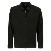 Zwarte Herenshirt C.p. Company , Black , Heren