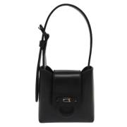 Pre-owned Leather handbags Salvatore Ferragamo Pre-owned , Black , Dam...