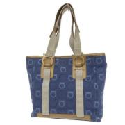 Pre-owned Canvas shoulder-bags Salvatore Ferragamo Pre-owned , Blue , ...