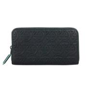 Pre-owned Leather wallets Salvatore Ferragamo Pre-owned , Black , Dame...