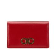 Pre-owned Leather wallets Salvatore Ferragamo Pre-owned , Red , Dames