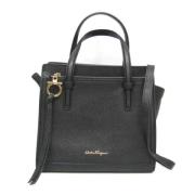 Pre-owned Leather handbags Salvatore Ferragamo Pre-owned , Black , Dam...