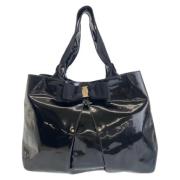 Pre-owned Leather handbags Salvatore Ferragamo Pre-owned , Black , Dam...