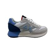 Witte Sneakers met 3,5 cm zool Sun68 , Multicolor , Heren