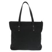 Pre-owned Canvas handbags Salvatore Ferragamo Pre-owned , Black , Dame...