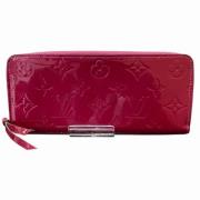 Pre-owned Leather wallets Louis Vuitton Vintage , Pink , Dames