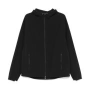 Zwarte jas met ritssluiting en reflecterende details Y-3 , Black , Her...