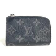 Pre-owned Canvas wallets Louis Vuitton Vintage , Black , Dames