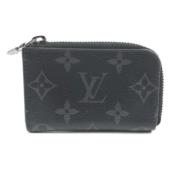 Pre-owned Cotton wallets Louis Vuitton Vintage , Black , Dames