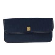 Pre-owned Canvas clutches Dior Vintage , Blue , Dames