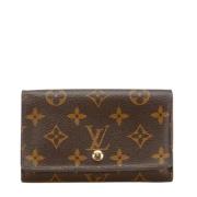 Pre-owned Canvas wallets Louis Vuitton Vintage , Brown , Dames