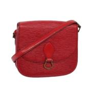 Pre-owned Leather louis-vuitton-bags Louis Vuitton Vintage , Red , Dam...