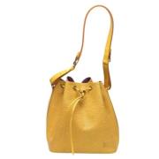 Pre-owned Leather louis-vuitton-bags Louis Vuitton Vintage , Yellow , ...