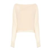 Beige Dolman Sleeves Sweater Cortana , Beige , Dames