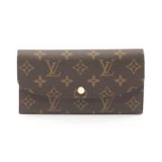 Pre-owned Leather wallets Louis Vuitton Vintage , Brown , Dames