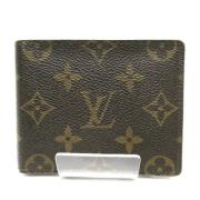 Pre-owned Canvas wallets Louis Vuitton Vintage , Brown , Dames