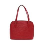 Pre-owned Leather louis-vuitton-bags Louis Vuitton Vintage , Red , Dam...