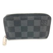 Pre-owned Cotton wallets Louis Vuitton Vintage , Black , Dames