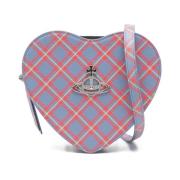 Korenbloemblauwe Tartan Schoudertas Vivienne Westwood , Multicolor , D...