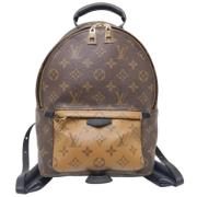 Pre-owned Canvas backpacks Louis Vuitton Vintage , Brown , Dames