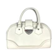 Pre-owned Leather louis-vuitton-bags Louis Vuitton Vintage , White , D...