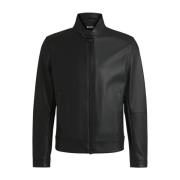 Zwarte Jassen voor Mannen Hugo Boss , Black , Heren