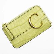 Pre-owned Leather wallets Chloé Pre-owned , Yellow , Dames