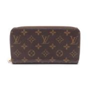 Pre-owned Leather wallets Louis Vuitton Vintage , Brown , Dames